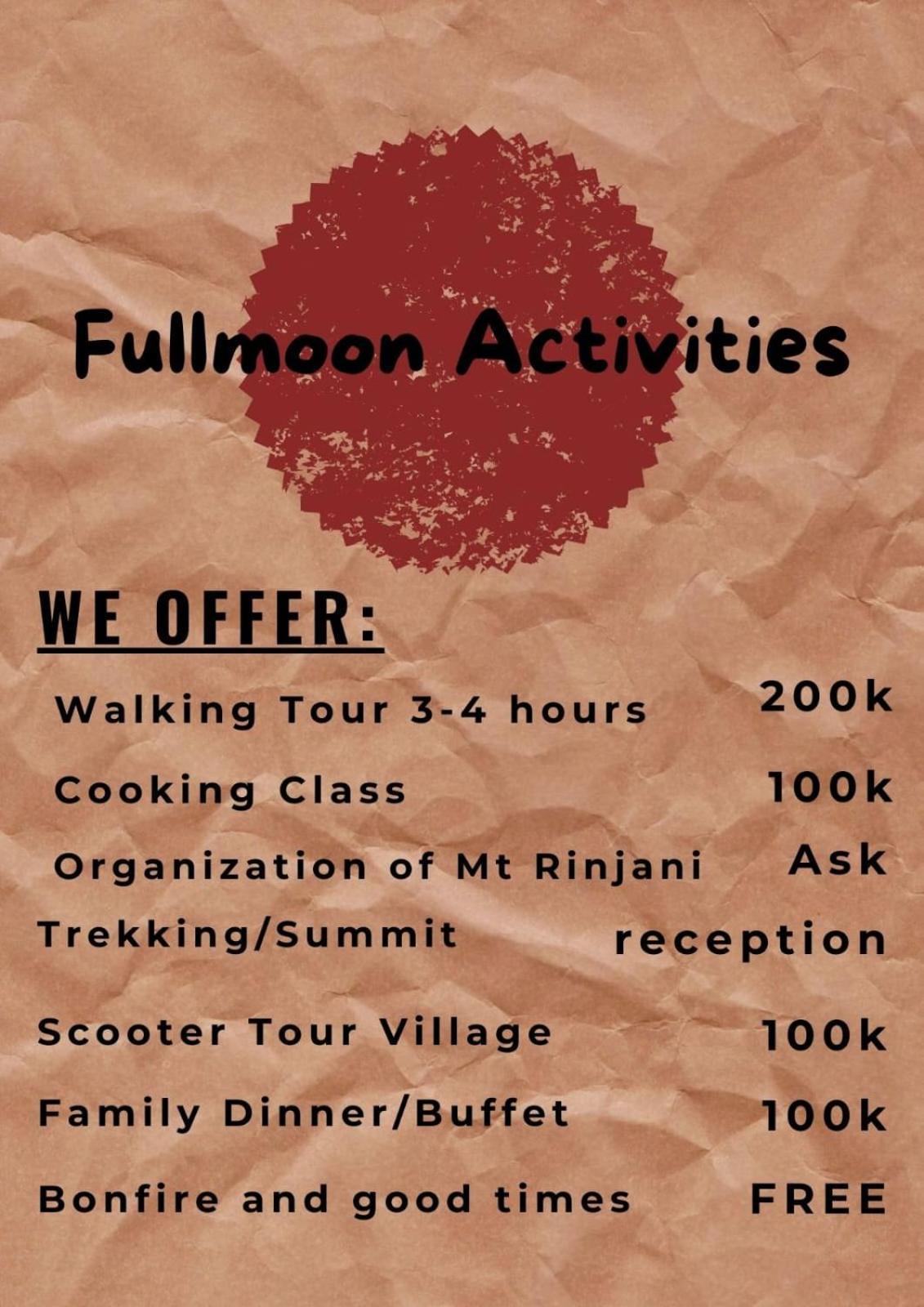 Tetebatu Fullmoon Hotel Exterior photo